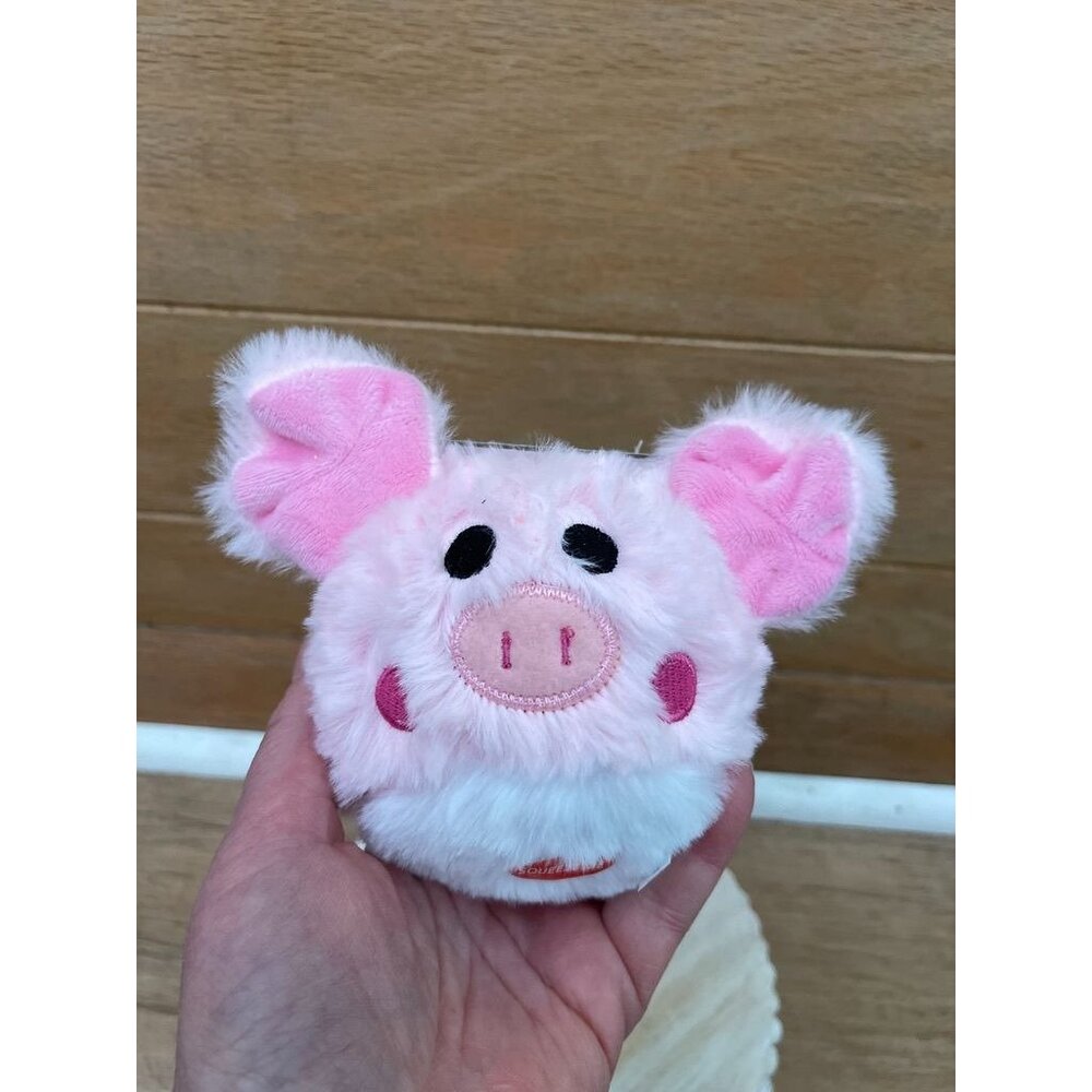 NWT Patchwork Pet Pricklets Pig 4" Plush Dog Toy